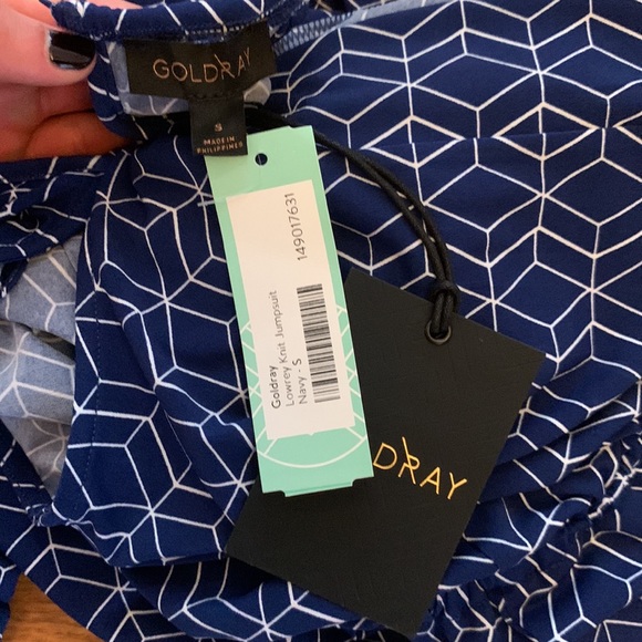 NWT Goldray Stitchfix lowrey knit jumpsuit - Picture 5 of 5